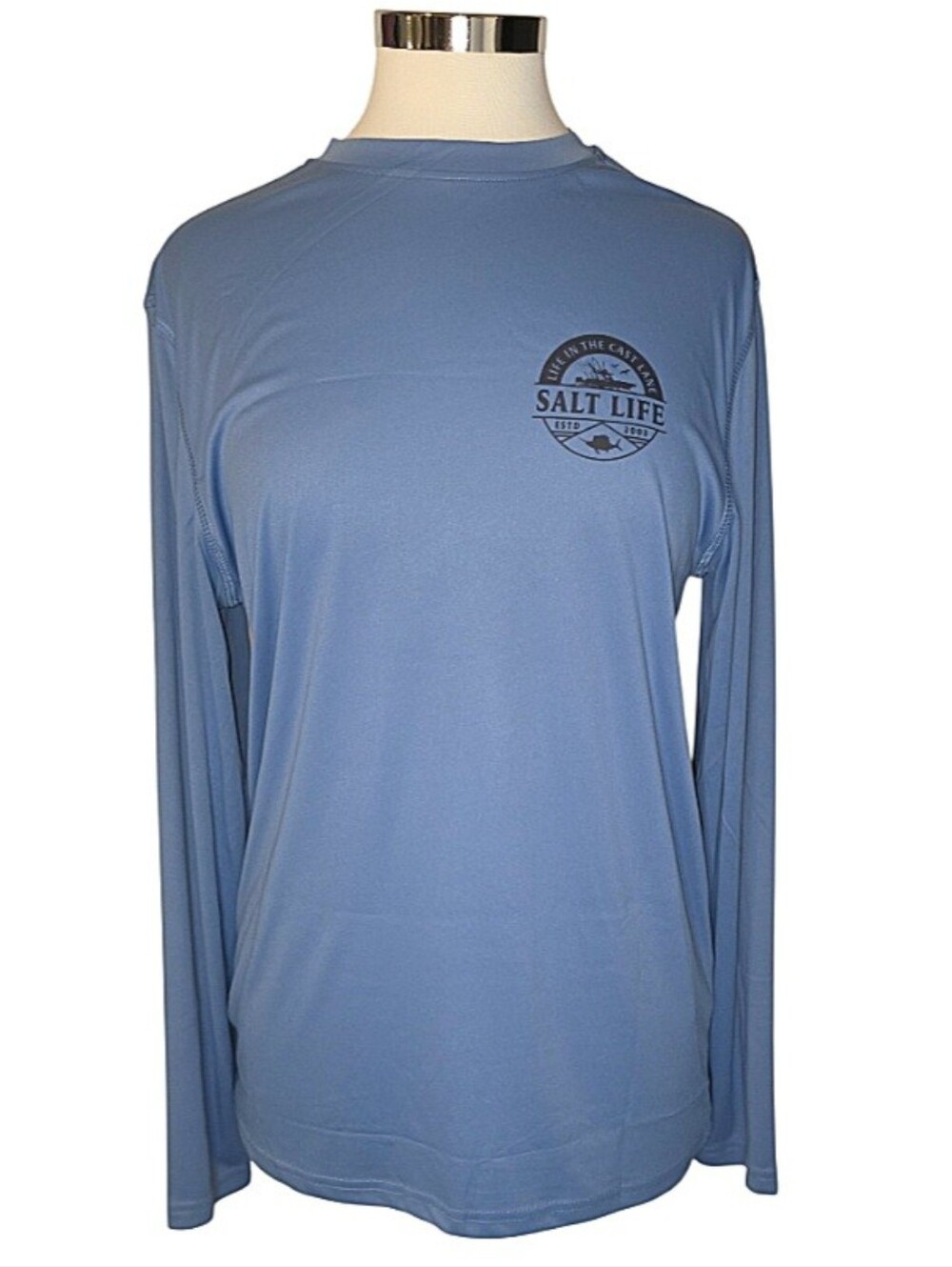 Salt Life Life In The Cast Lane Long Sleeve UV Performance Tee Size S
